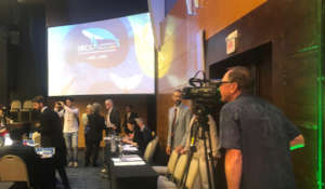 Jeff Filming the IWC Meeting