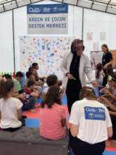 Drawing activity with Children