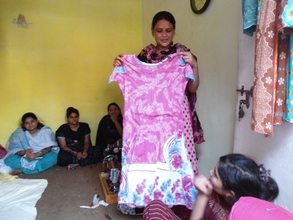 ..... trained in sewing from Unit No. 5, Latifabad