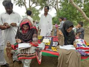 Women happy to register them selves in centers