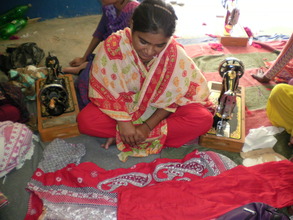 A Young women learning new design