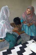 Bushra earning income for her family