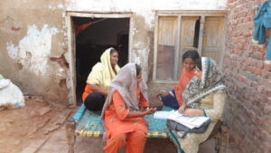 Sewing centers in village