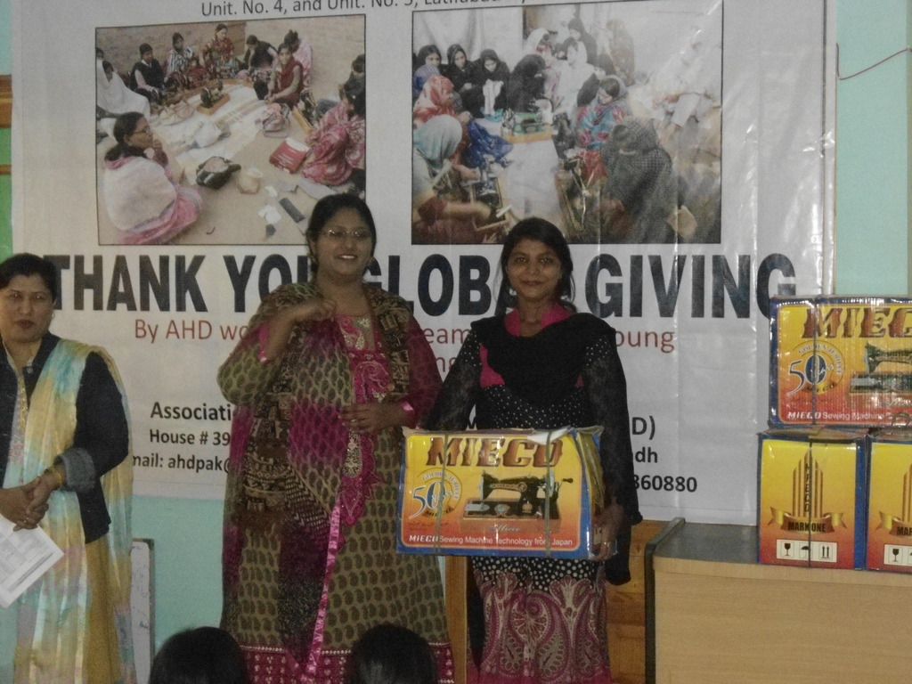 sewing machine to Sunbal by Nazia Ruth, Director