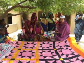 Women sewing student