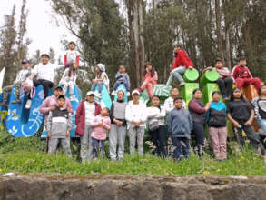 Mothers with their children enjoying the outings
