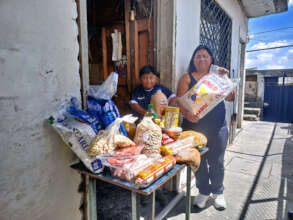 Sonia and Her Family Receiving Support