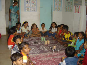 Tea time for the children