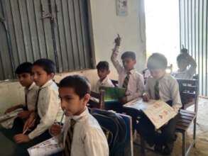 Sana Ullah at his class