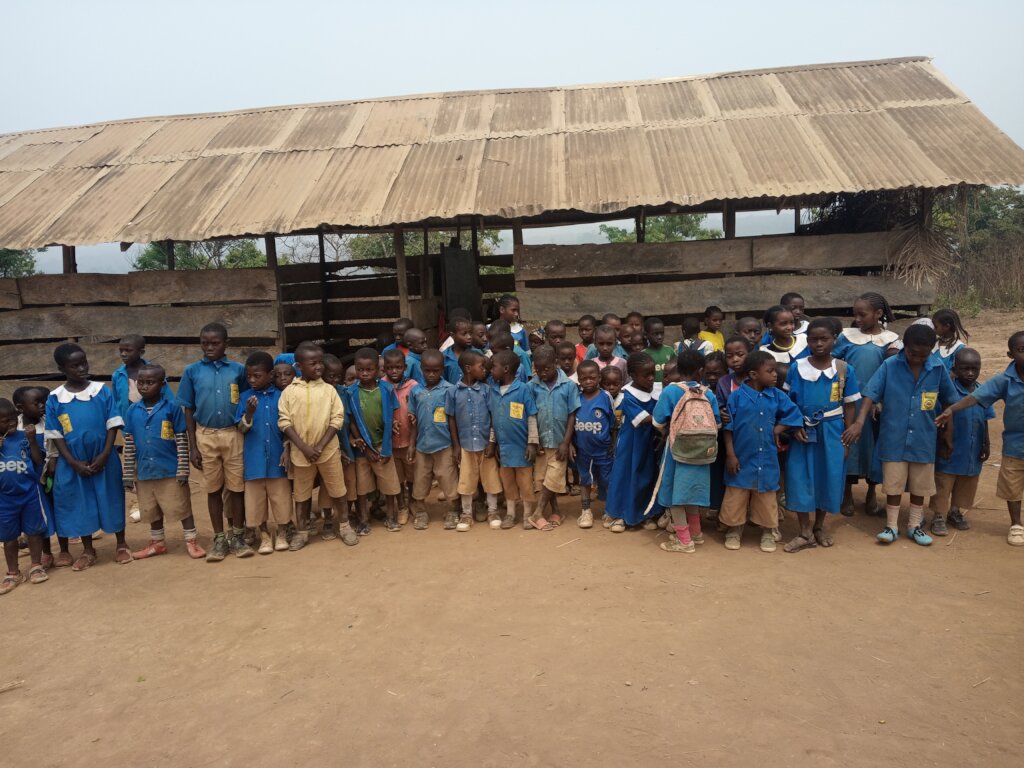 Build 2 Classrooms and Toilets for 700 Pupils.