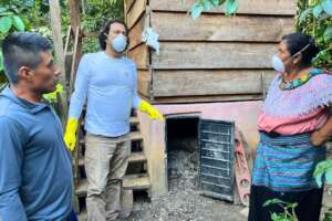 Dry toilet saves water and enriches soil.