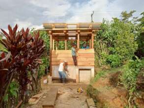 Sel production of dry toilet