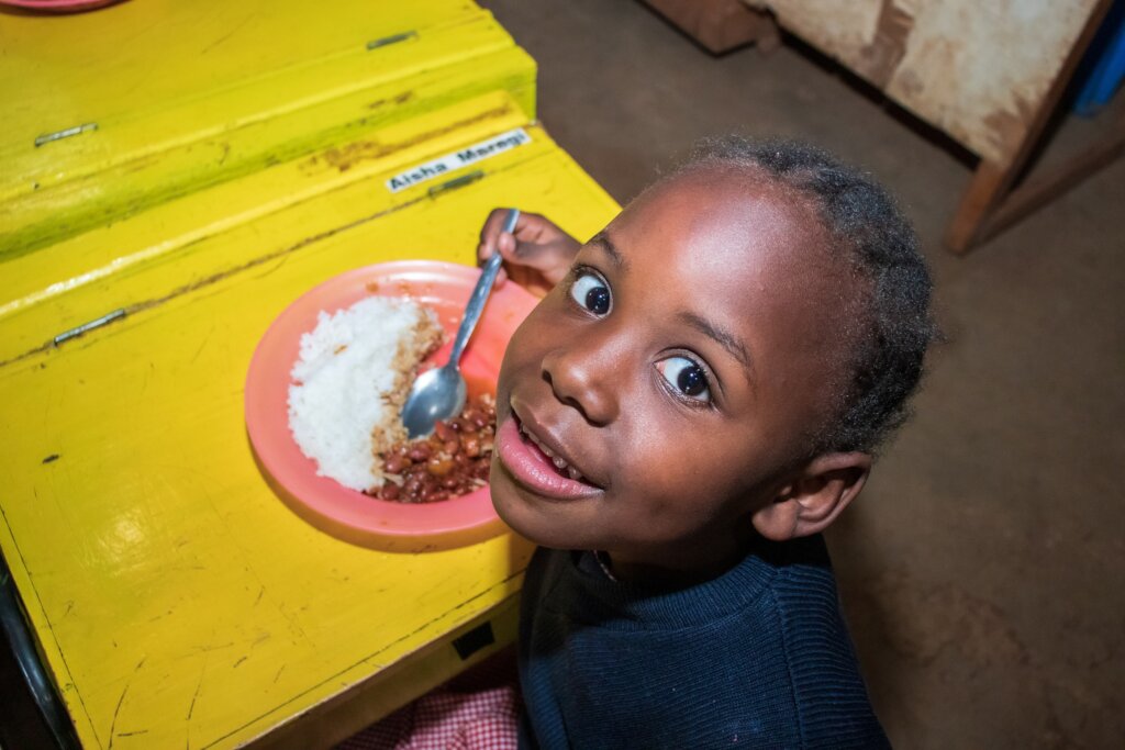 Feed a special birthday meal to 200 children