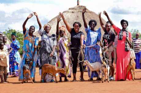 30 goats to 30 Women of rural Balawoli