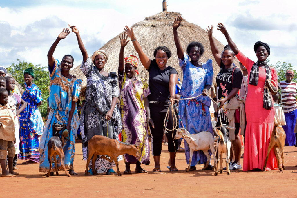 30 goats to 30 Women of rural Balawoli