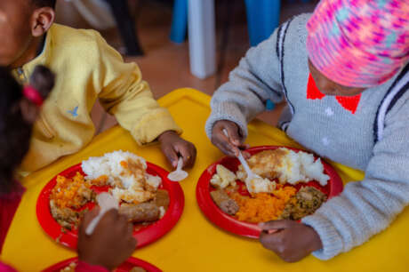 Nutritious meals for 50 hungry children in Soweto