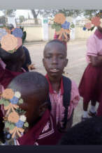 Newly enrolled in school for the deaf.