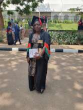 Jackie at her Diploma in PalliativeCare graduation
