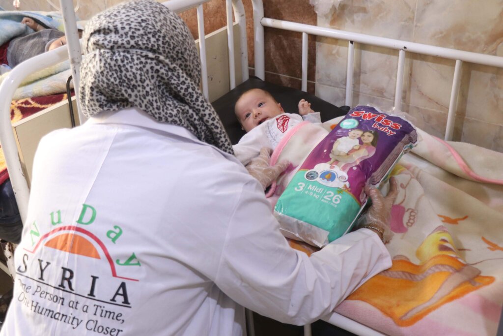 Diapers For Syrian Families Affected by Earthquake