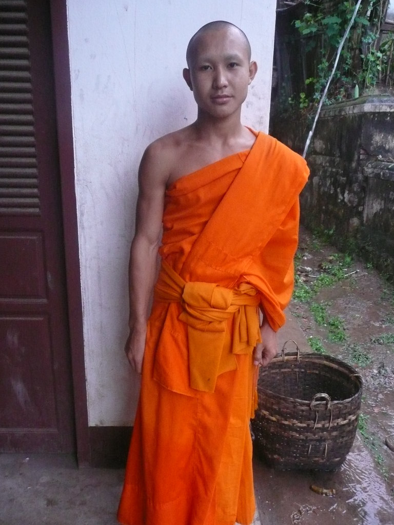 One of the Novice Monks being sponsored