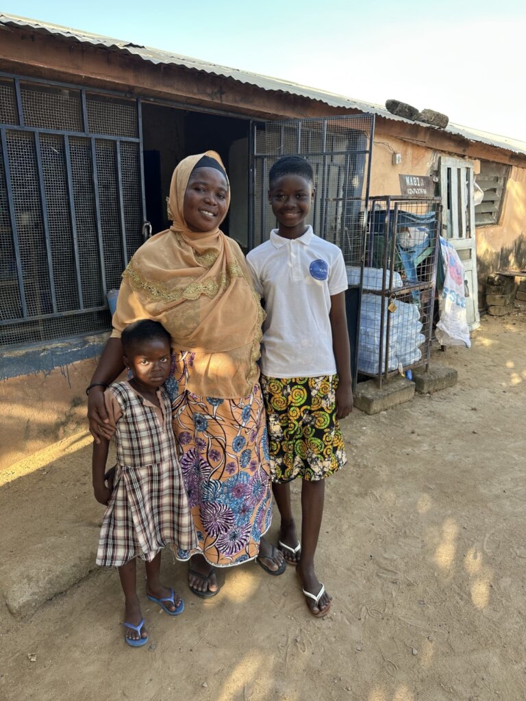 Esther and her children