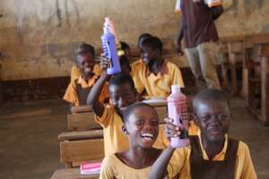 Children learning in school
