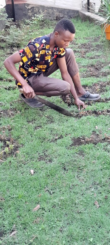 Marko preserving the Jifundishe Garden