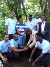 Emmanuel left standing, with his study mates