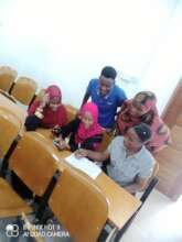 Shalon, the one who is writing, at university