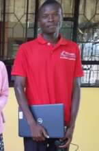 Masumbuko get a laptop ready to go to college