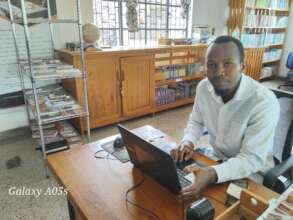 George volunteering at Jifundishe during his leave