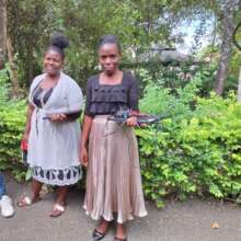 Shalon with black blouse, at Jifundishe
