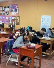 Students take part in the Beca 18 qualification