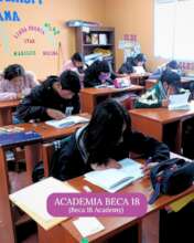 Students study in preparation for Beca18