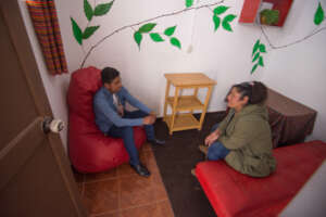 Individual tutoring sessions at our Youth Hub