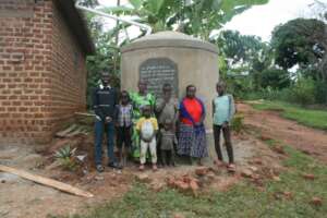 Water tank Constructed for one of the beneficiarie