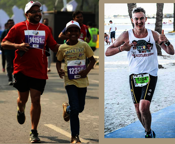 Paris Marathon '23 - Jaydeep & Xavier