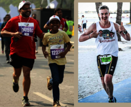 Paris Marathon '23 - Jaydeep & Xavier
