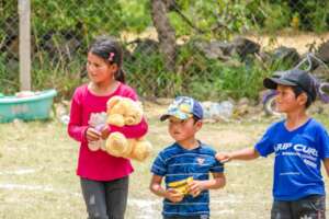 Kids playing at the Refugio