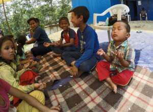 Earseeds for children after 2015 Nepal earthquake