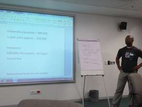 Edwin explains the financial reinvestment model
