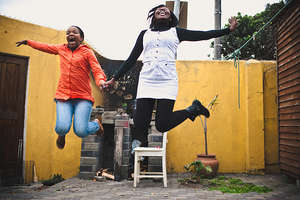 Alutho and Zinthatu Jump for Joy