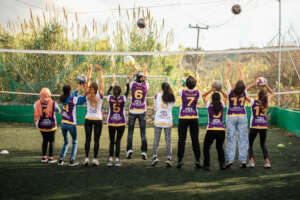 Women playing volley-ball, Ioannina