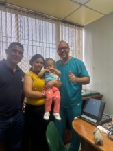 Arantza with Dr. Hermanni
