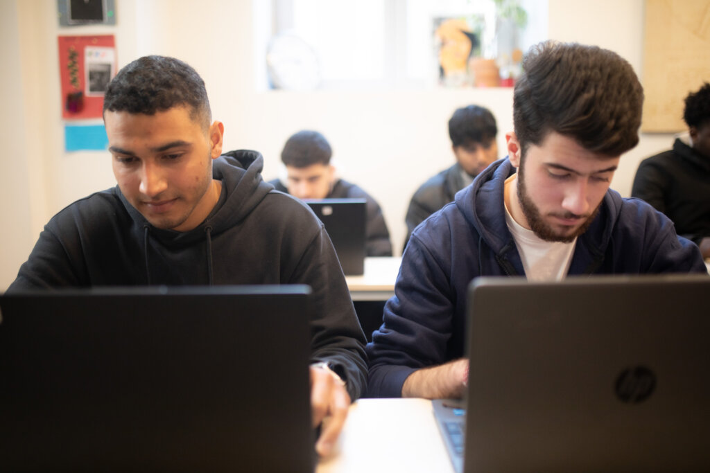 Personalised education for displaced young people