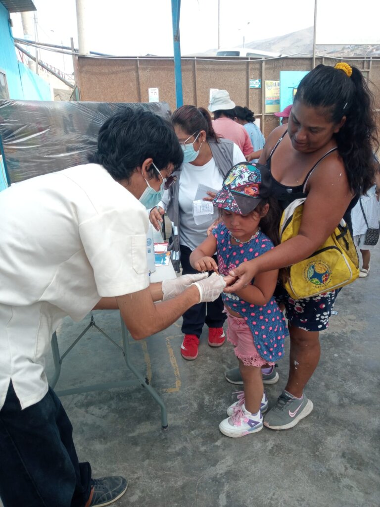 Fighting anemia with medical care to 480 children