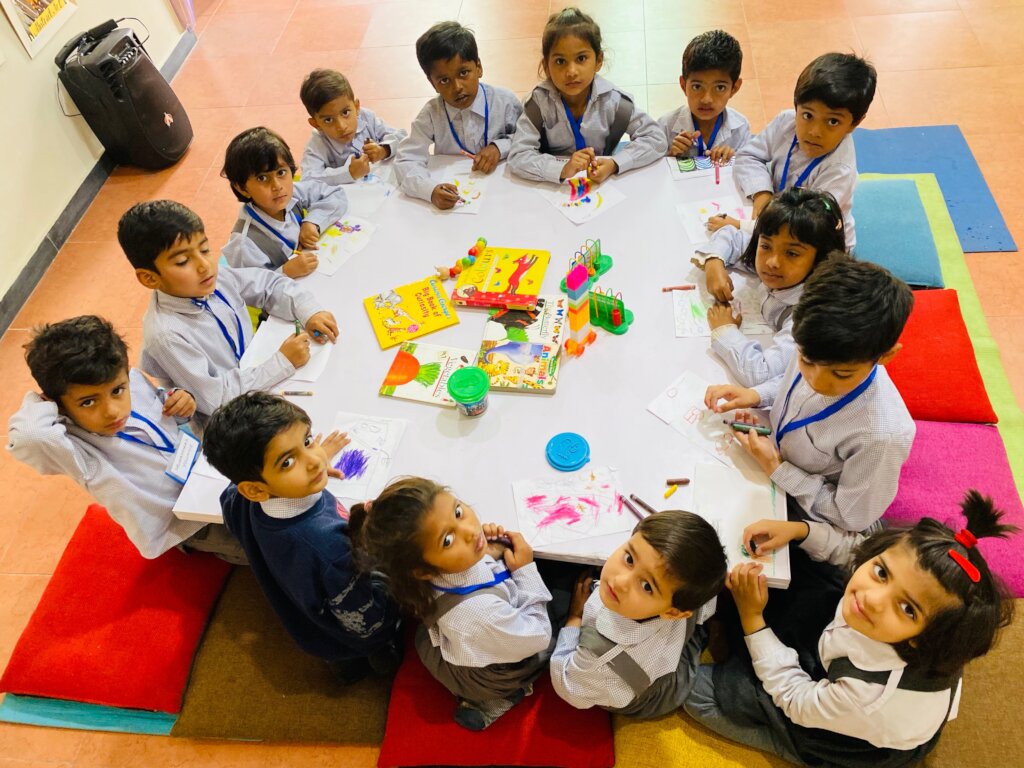 Children attending Aangun ECE School