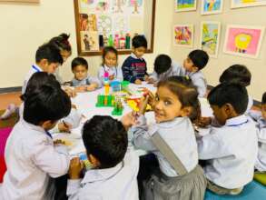 Hands-on activities happens daily.