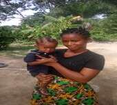 Maria and her mother on discharge day