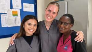 Volunteers and nurse JMC.